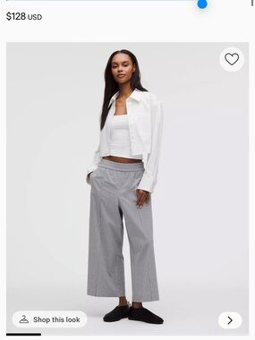 lululemon athletica Breezily Mid-Rise Cropped Wide-Leg Pants